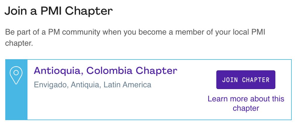 PMI Antioquia membresia